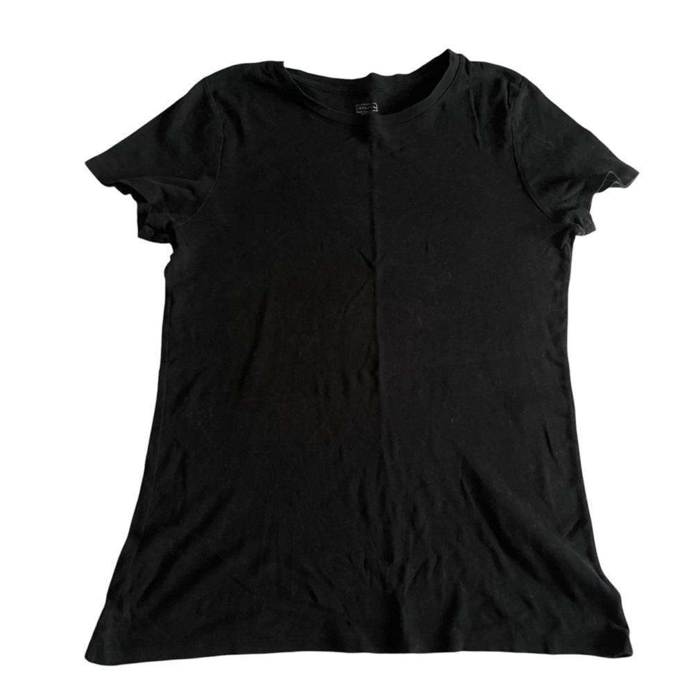 Merona Black Knit Ultimate Tee Sz M